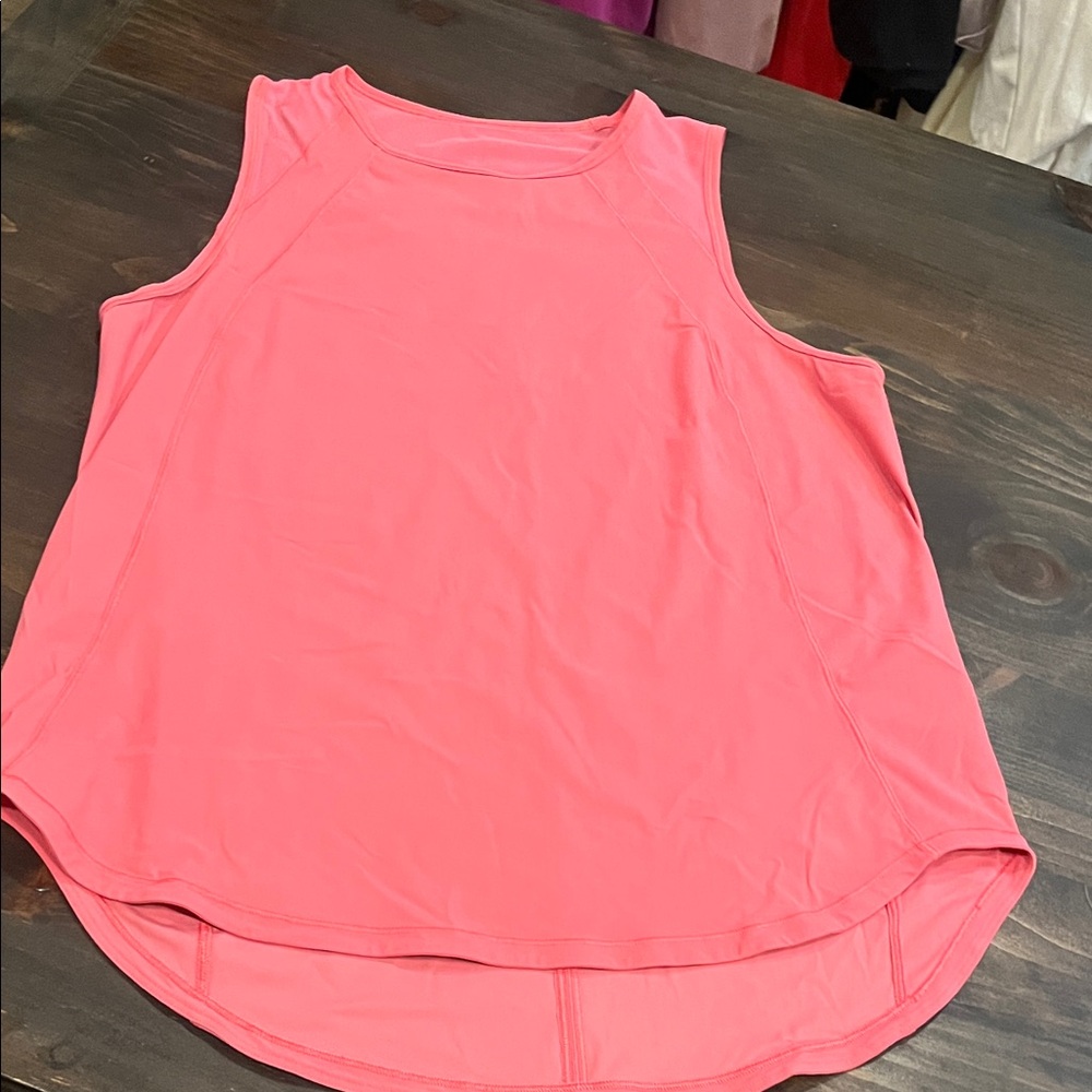 lululemon athletica Coral pink  Tank Top